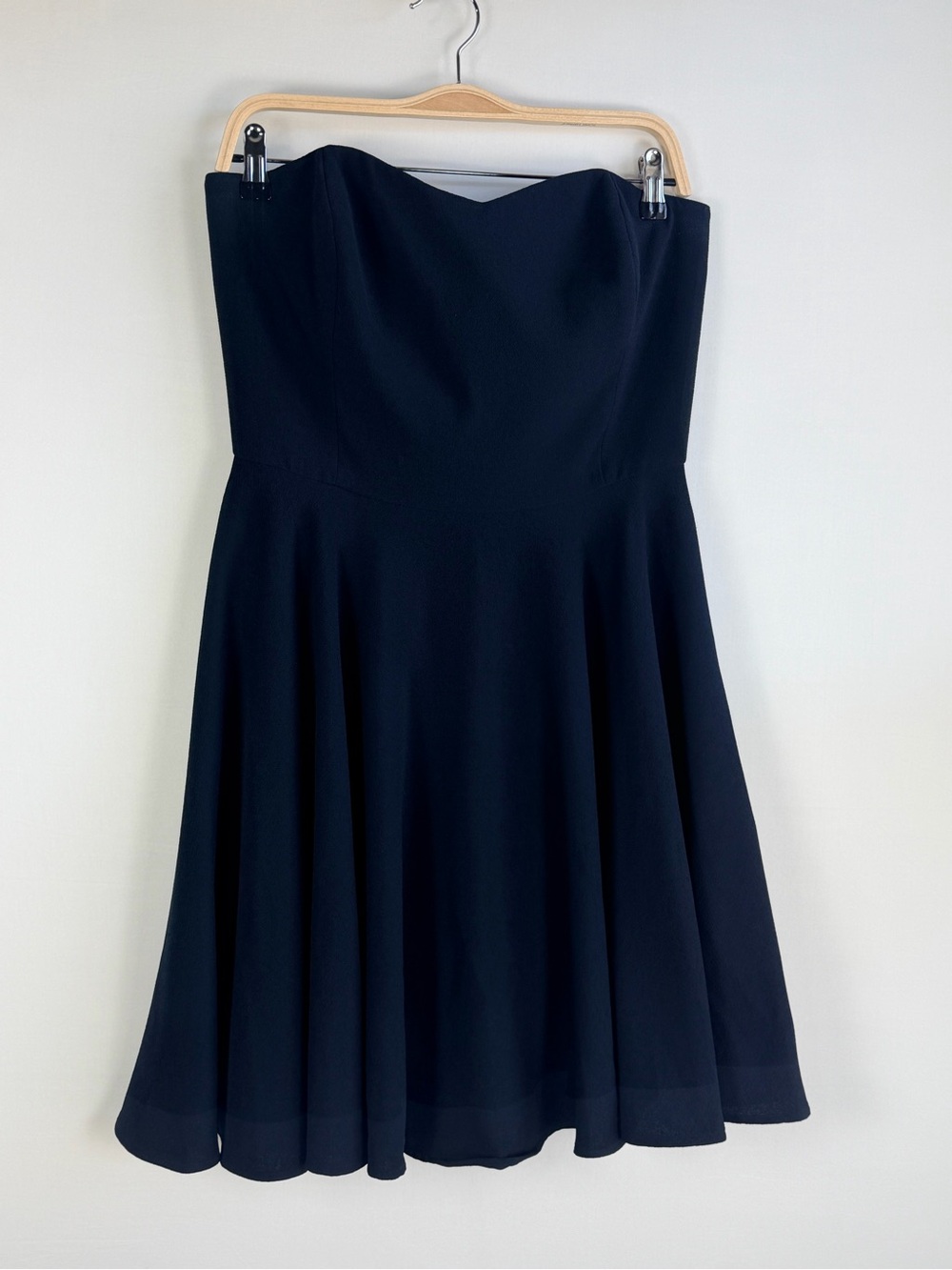 Vineyard Vines Size 8 Midnight Navy Strapless Sweetheart Fit Flare Dress